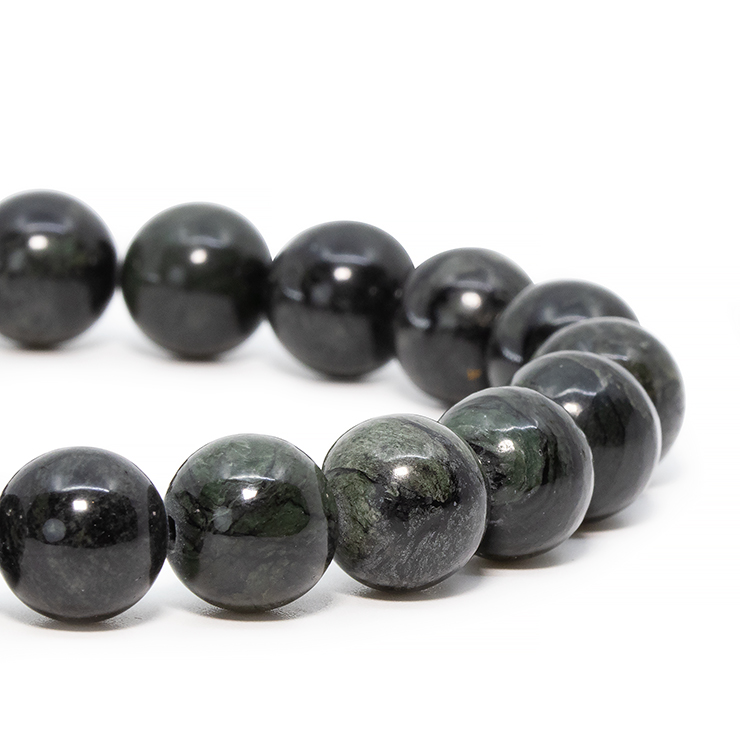 【一点もの】神居古潭石10mm シンプルブレスレット 写真