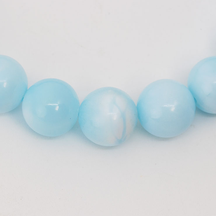 【一点もの】ブルーアラゴナイト10mm シンプルブレスレット 写真