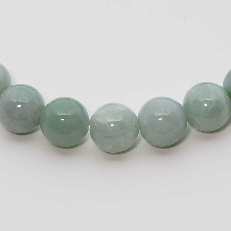 【一点もの】糸魚川翡翠8mm シンプルブレスレット【鑑別書付き】 写真