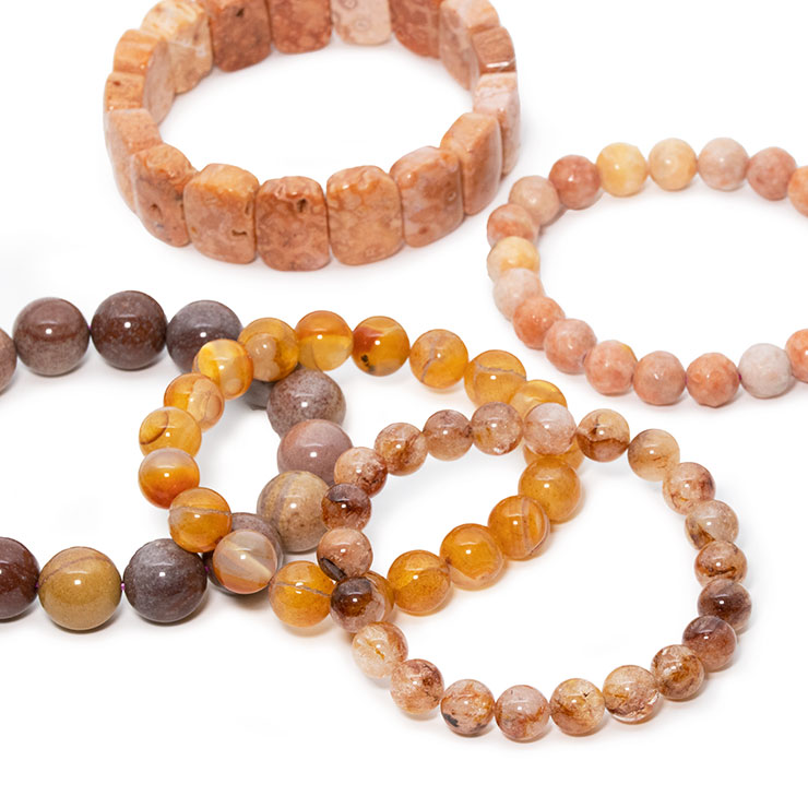 石との偶然を楽しむ ～パスクルお楽しみブレスレット～（全6色） 写真