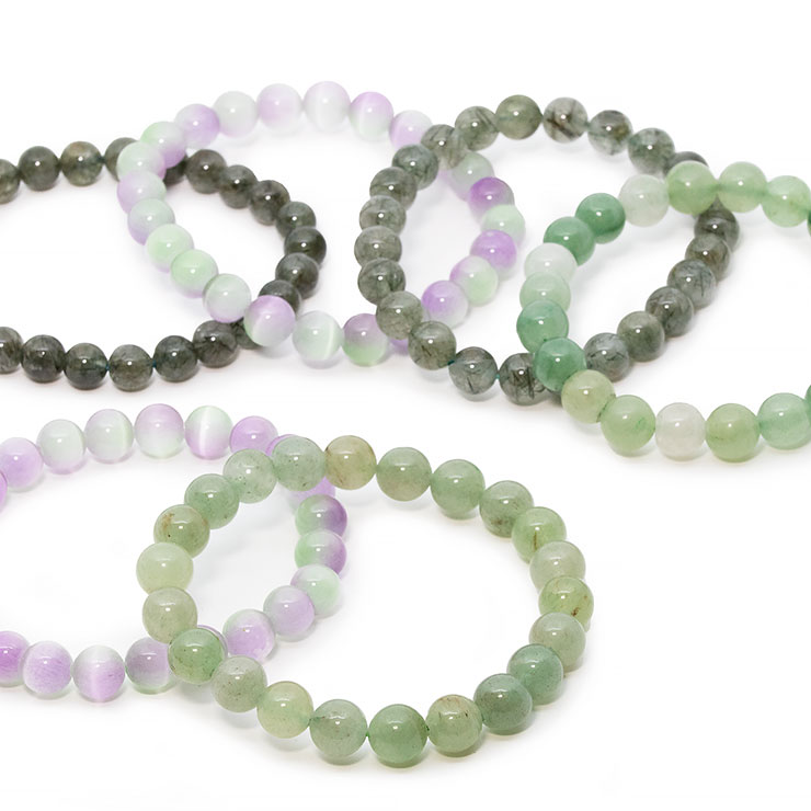 石との偶然を楽しむ ～パスクルお楽しみブレスレット～（全6色） 写真