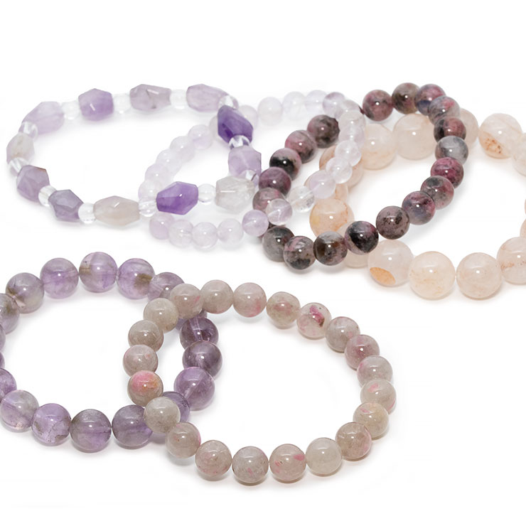 石との偶然を楽しむ ～パスクルお楽しみブレスレット～（全6色） 写真